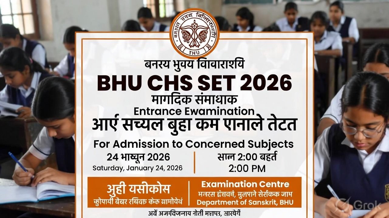 BHU CHS SET Online Form 2026